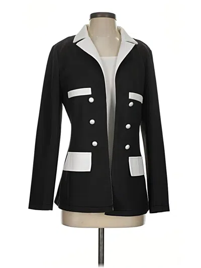 Pre-owned Unbranded Blazer Jacket In Black