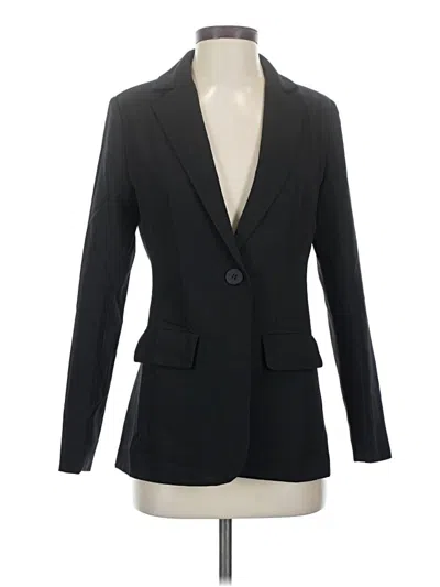 Pre-owned Unbranded Blazer Jacket In Black