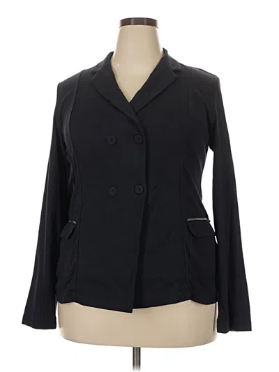 Pre-owned Unbranded Blazer Jacket In Black