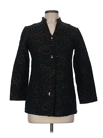Pre-owned Unbranded Blazer Jacket In Black