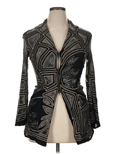 Pre-owned Unbranded Blazer Jacket In Black