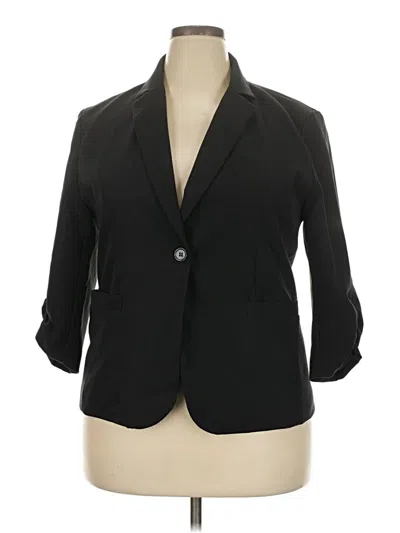 Pre-owned Unbranded Blazer Jacket In Black