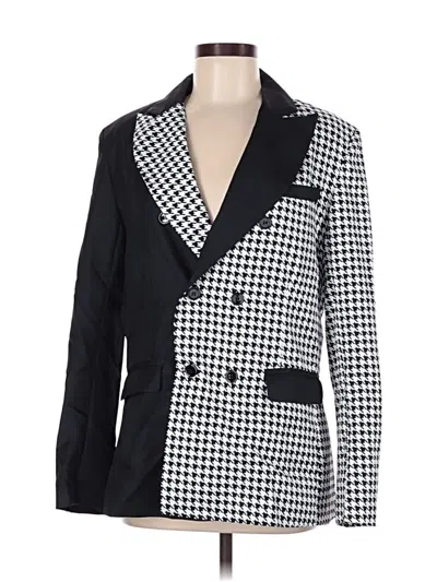 Pre-owned Unbranded Blazer Jacket In Black