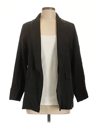 Pre-owned Unbranded Blazer Jacket In Black
