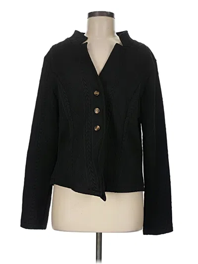 Pre-owned Unbranded Blazer Jacket In Black