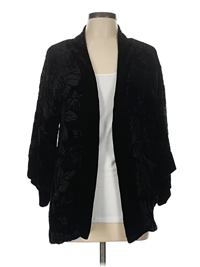 Pre-owned Unbranded Blazer Jacket In Black