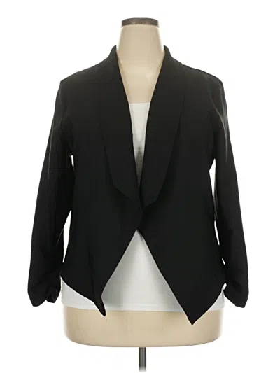 Pre-owned Unbranded Blazer Jacket In Black