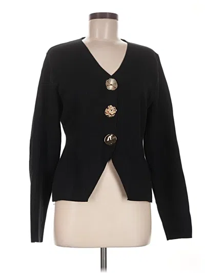 Pre-owned Unbranded Blazer Jacket In Black