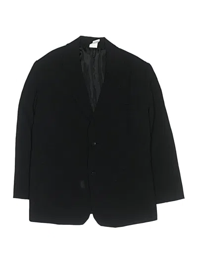 Pre-owned Unbranded Kids' Blazer Jacket In Black