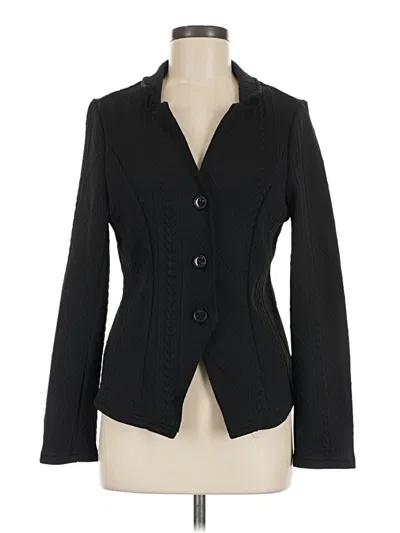 Pre-owned Unbranded Blazer Jacket In Black