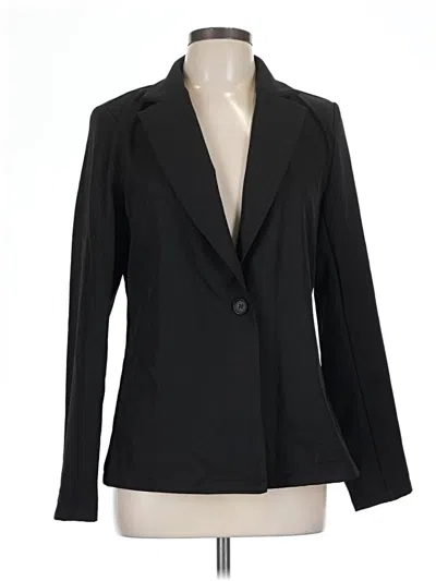 Pre-owned Unbranded Blazer Jacket In Black