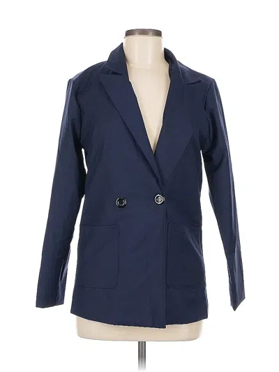 Pre-owned Unbranded Blazer Jacket In Blue