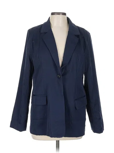 Pre-owned Unbranded Blazer Jacket In Blue