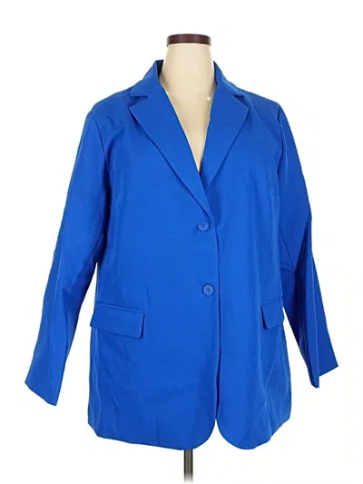 Pre-owned Unbranded Blazer Jacket In Blue