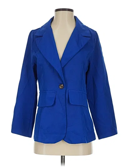 Pre-owned Unbranded Blazer Jacket In Blue