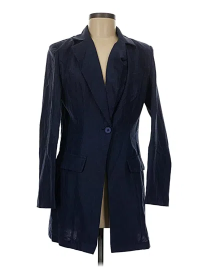 Pre-owned Unbranded Blazer Jacket In Blue