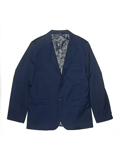 Pre-owned Unbranded Kids' Blazer Jacket In Blue