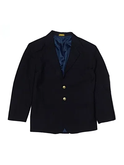 Pre-owned Unbranded Kids' Blazer Jacket In Blue