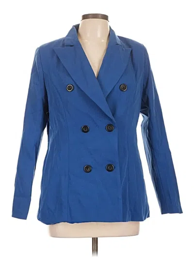 Pre-owned Unbranded Blazer Jacket In Blue