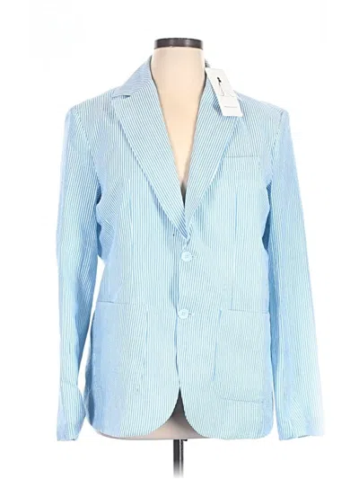 Pre-owned Unbranded Blazer Jacket In Blue