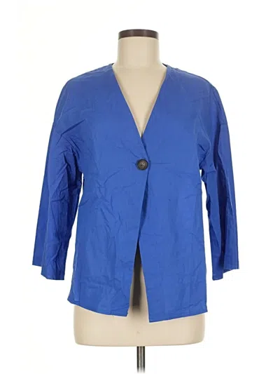 Pre-owned Unbranded Blazer Jacket In Blue