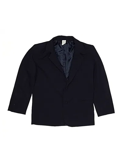 Pre-owned Unbranded Kids' Blazer Jacket In Blue