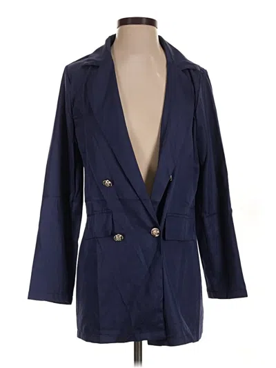 Pre-owned Unbranded Blazer Jacket In Blue