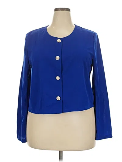 Pre-owned Unbranded Blazer Jacket In Blue