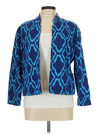Pre-owned Unbranded Blazer Jacket In Blue