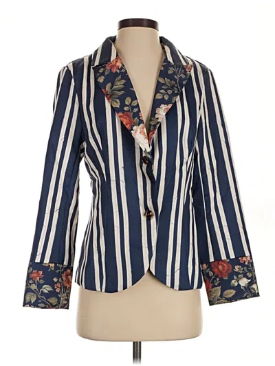 Pre-owned Unbranded Blazer Jacket In Blue