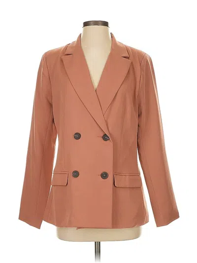 Pre-owned Unbranded Blazer Jacket In Brown