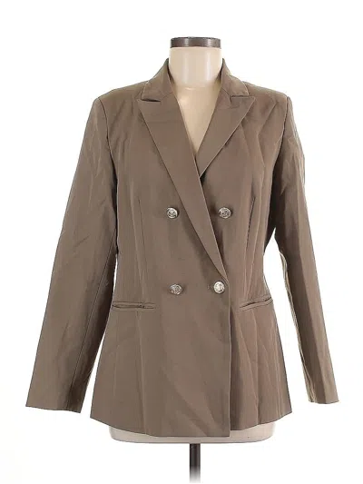 Pre-owned Unbranded Blazer Jacket In Brown