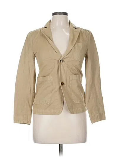 Pre-owned Unbranded Blazer Jacket In Brown