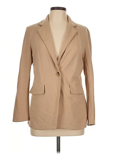 Pre-owned Unbranded Blazer Jacket In Brown