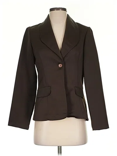 Pre-owned Unbranded Blazer Jacket In Brown