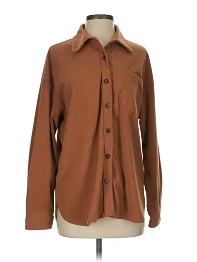 Pre-owned Unbranded Blazer Jacket In Brown