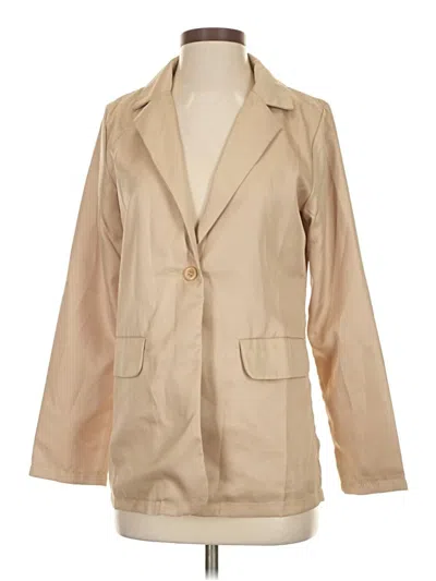 Pre-owned Unbranded Blazer Jacket In Brown