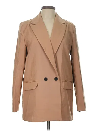 Pre-owned Unbranded Blazer Jacket In Brown
