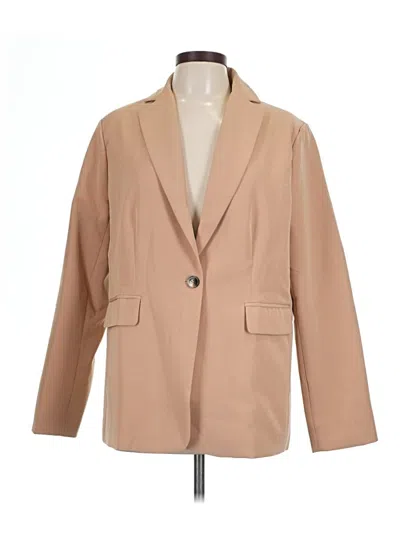 Pre-owned Unbranded Blazer Jacket In Brown