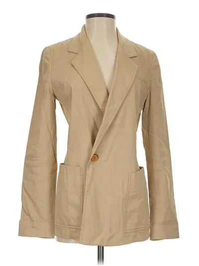 Pre-owned Unbranded Blazer Jacket In Brown