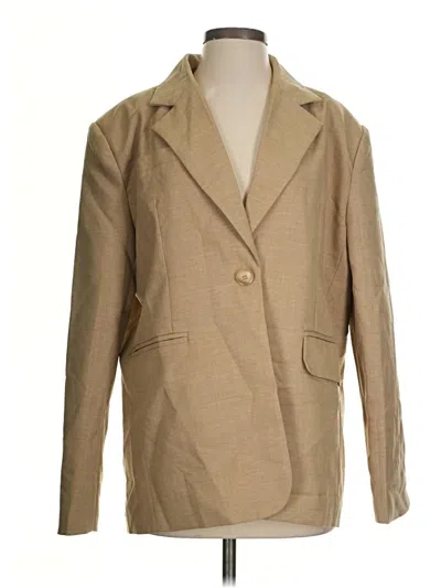 Pre-owned Unbranded Blazer Jacket In Brown