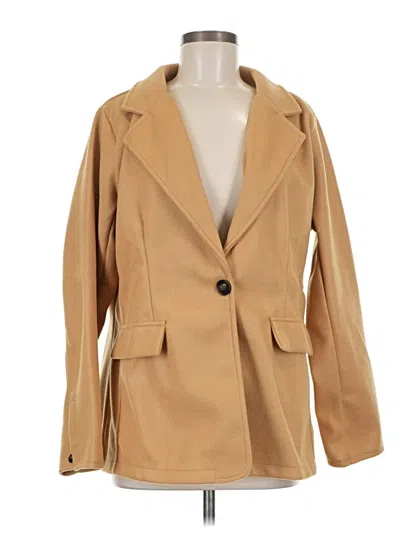 Pre-owned Unbranded Blazer Jacket In Brown