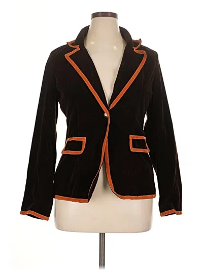 Pre-owned Unbranded Blazer Jacket In Brown
