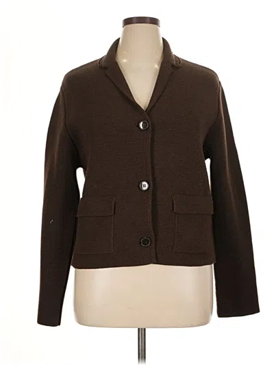 Pre-owned Unbranded Blazer Jacket In Brown