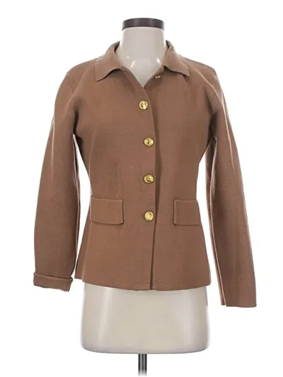 Pre-owned Unbranded Blazer Jacket In Brown