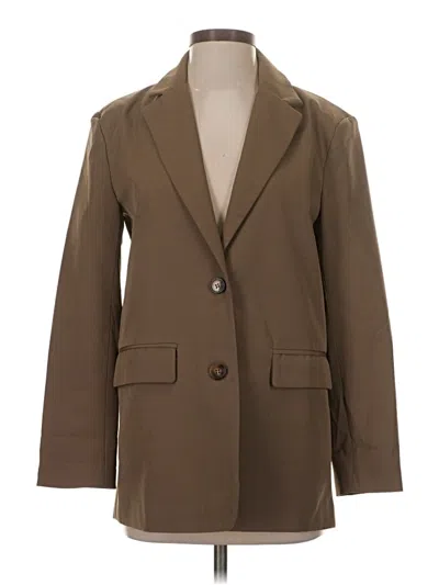 Pre-owned Unbranded Blazer Jacket In Brown