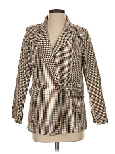 Pre-owned Unbranded Blazer Jacket In Brown