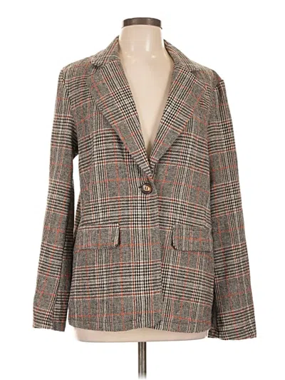 Pre-owned Unbranded Blazer Jacket In Brown