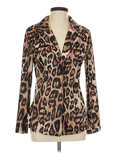 Pre-owned Unbranded Blazer Jacket In Brown