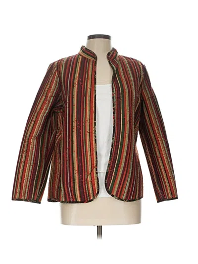 Pre-owned Unbranded Blazer Jacket In Brown